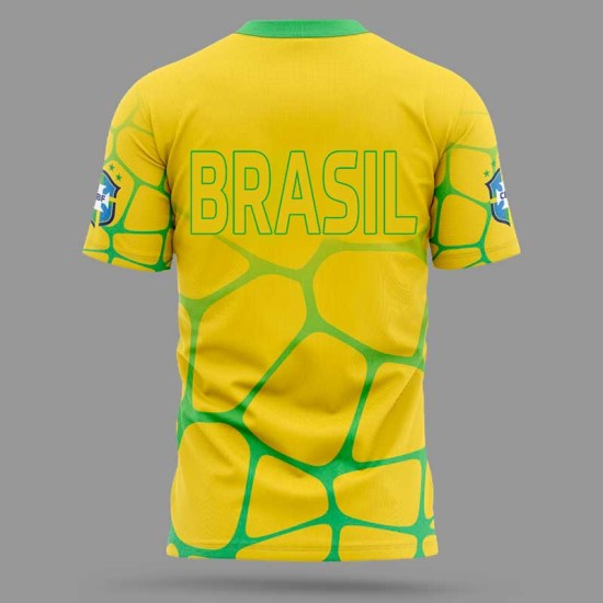 3D мъжка фенска тениска FC Brasil 11736