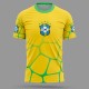 3D мъжка фенска тениска FC Brasil 11736