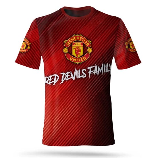3D мъжка фенска тениска FC Manchester United 11741
