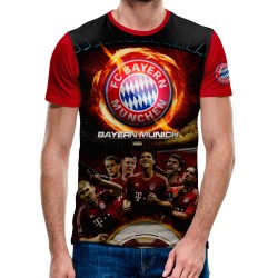 3D мъжка тениска Bayern Munchen 3D мъжка тениска Bayern Munchen