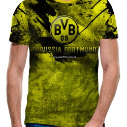 3D мъжка тениска Borussia Dortmund 3D мъжка тениска Borussia Dortmund