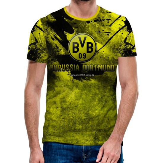 3D мъжка тениска Borussia Dortmund