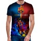 3D мъжка тениска Barca - Messi