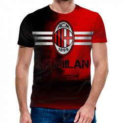 3D мъжка тениска AC Milan-Logo