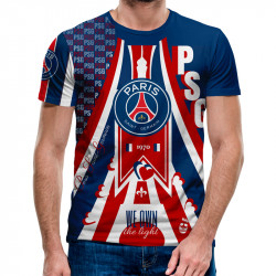 3D мъжка тениска PSG 3D мъжка тениска PSG