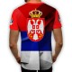 3D мъжка тениска национална Сърбия