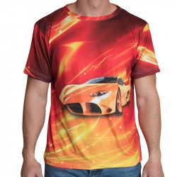 3D мъжка тениска Автомобил 3D мъжка тениска Автомобил