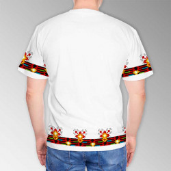 3D мъжка тениска принт Български шевици 11345 3D мъжка тениска принт Български шевици 11345