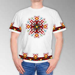 3D мъжка тениска принт Български шевици 11345 3D мъжка тениска принт Български шевици 11345