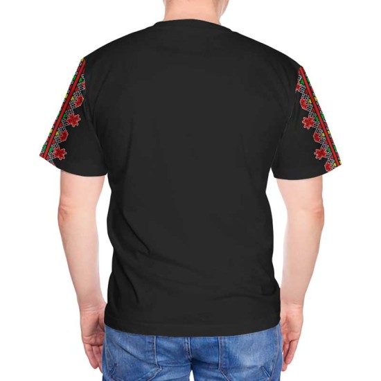 3D мъжка тениска принт Български шевици 11255