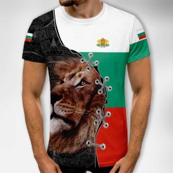 3D мъжка тениска принт национална 12080 3D мъжка тениска принт национална 12080