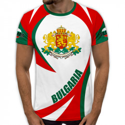 3D мъжка тениска принт BULGARIA