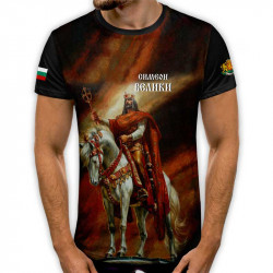 3D мъжка тениска принт национална Симеон Велики 3D мъжка тениска принт национална Симеон Велики
