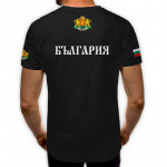 3D мъжка тениска принт национална България