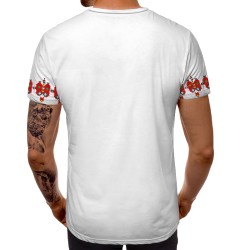 3D мъжка тениска принт Български шевици 13023 3D мъжка тениска принт Български шевици 13023