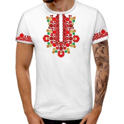 3D мъжка тениска принт Български шевици 13024 3D мъжка тениска принт Български шевици 13024