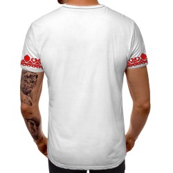 3D мъжка тениска принт Български шевици 13024 3D мъжка тениска принт Български шевици 13024