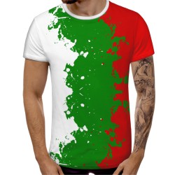 3D мъжка тениска принт национална 13083 3D мъжка тениска принт национална 13083