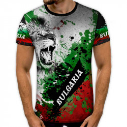 3D мъжка тениска принт LION 8264 3D мъжка тениска принт LION 8264