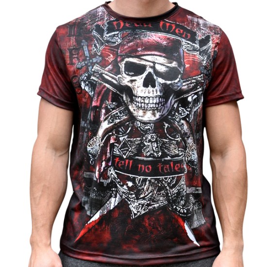 3D  мъжка тениска Dead men