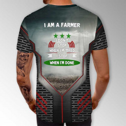 3D мъжка тениска принт i am a farmer 3D мъжка тениска принт i am a farmer