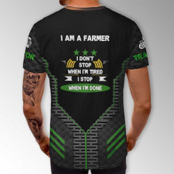 3D мъжка тениска принт i am a farmer 2 3D мъжка тениска принт i am a farmer 2