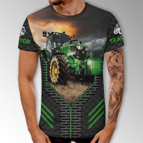 3D мъжка тениска принт i am a farmer 2