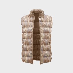 Мъжки елек с цветен принт Камуфлаж 14222