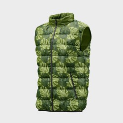 Мъжки елек с цветен абстрактен принт "Джунгла" 14225