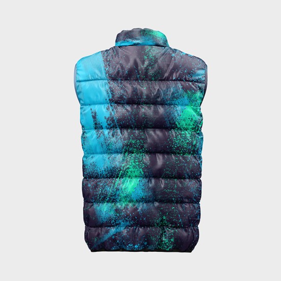 Мъжки елек с цветен абстрактен принт 14226