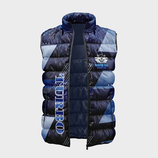 Мъжки елек с цветен принт " Турбо " 14230