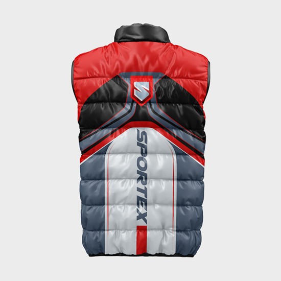 Мъжки елек с цветен принт 14232