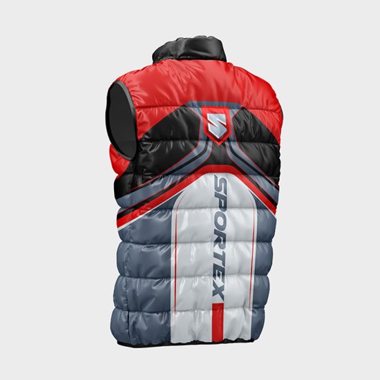 Мъжки елек с цветен принт 14232