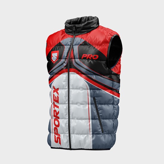 Мъжки елек с цветен принт 14232