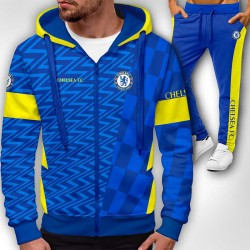 3D мъжки спортен екип с принт Chelsea 12120