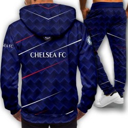 3D мъжки спортен екип с принт Chelsea 12121