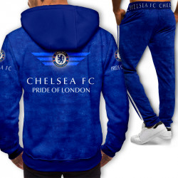 3D мъжки спортен екип с принт Chelsea 