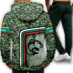 3D мъжки спортен екип ловни мотиви CARP FISHING 11936