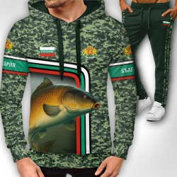 3D мъжки спортен екип ловни мотиви CARP FISHING 11936