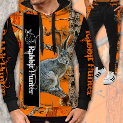 3D мъжки спортен екип ловни мотиви Rebbit Huntier