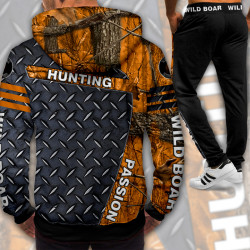 3D мъжки спортен екип с принт Wild Boar 