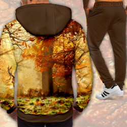 3D мъжки спортен екип с ловни мотиви Благороден Елен