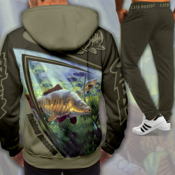 3D мъжки спортен екип с ловни мотиви Carp Hunter