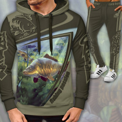3D мъжки спортен екип с ловни мотиви Carp Hunter