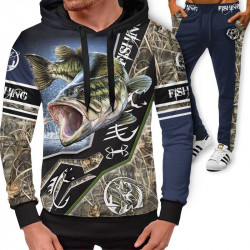 3D мъжки спортен екип ловни мотиви 7819