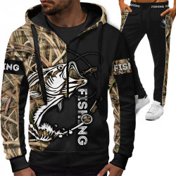 3D мъжки спортен екип Fishing