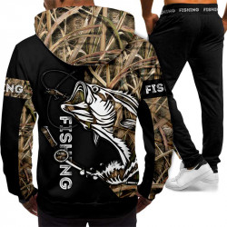 3D мъжки спортен екип Fishing
