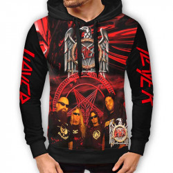 3D мъжки спортен суитшърт с музикална тематика Slayer