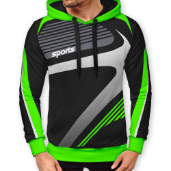 3D мъжки спортен суитшърт SPEED RACING # 7291