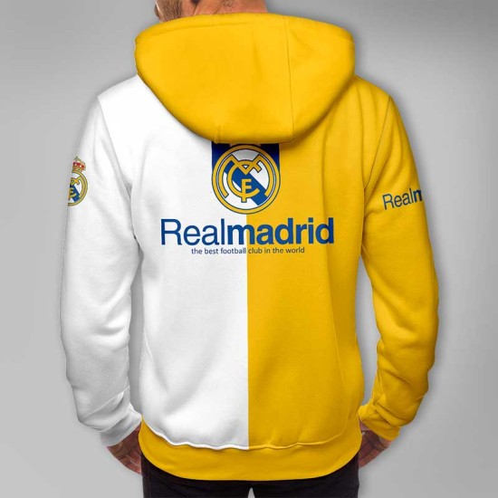 3D мъжки спортен суитшърт Real Madrid 12131